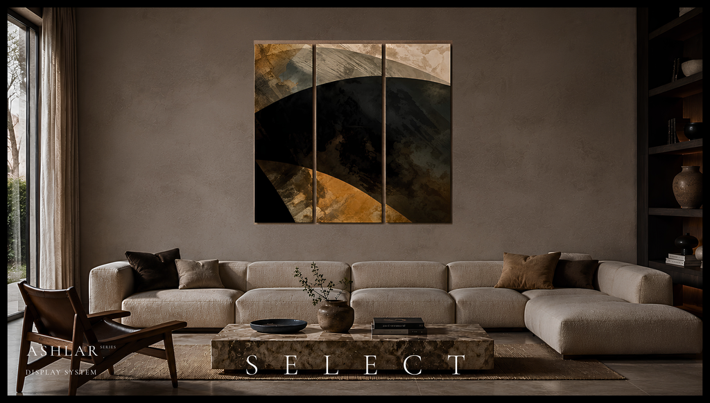 ASHLAR 450 Canvas 3-Panel Triptych IV–VI complete multi-panel canvas display
