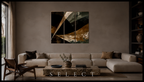 ASHLAR 565 Canvas 3-Panel Triptych IV–VI complete multi-panel canvas display