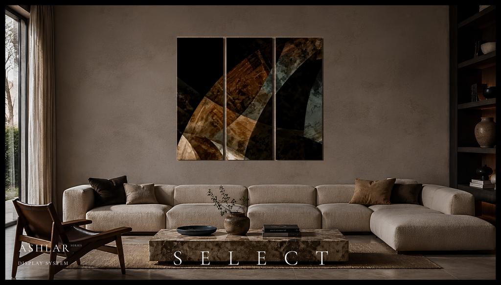 ASHLAR 633 Canvas 3-Panel Triptych III–V complete multi-panel canvas display