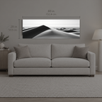 Ash 125 | Canvas — size reference, 60 W × 20 H inches — B Quiet
