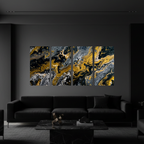 Aurum wall art product image as a bundle tetrad 4 4-panel in 16 x 32 inch large size