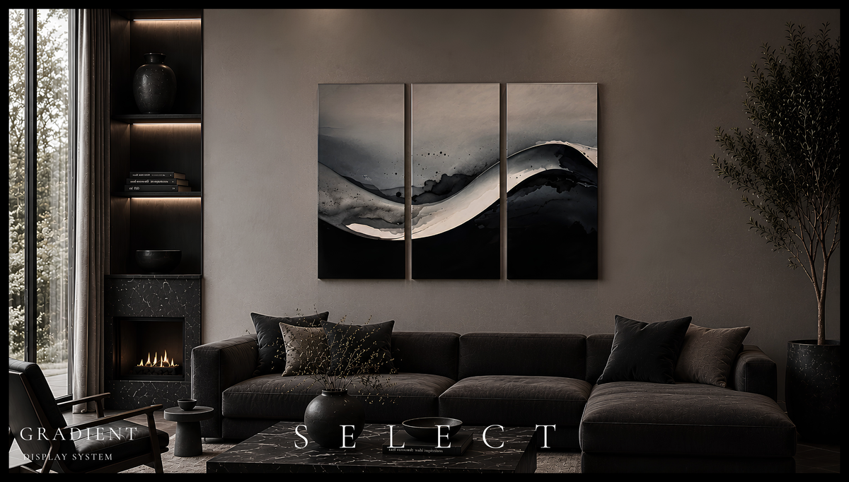Gradient triptych