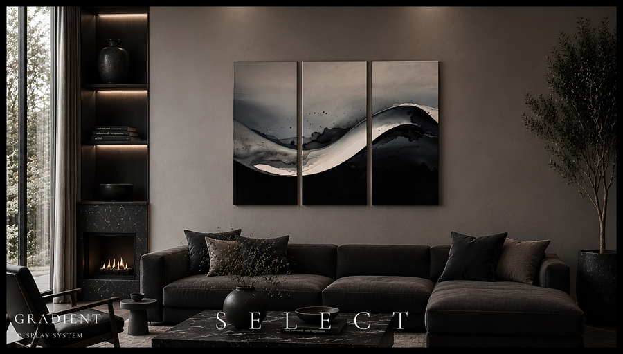 Gradient triptych
