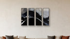 CATALYSIS PEAK I-V accurate 16-inch living-room mockup; panels II and IV are 16x32