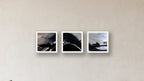Catalysis Three-Square Display — Framed Paper White 16x16 — corrected white frame