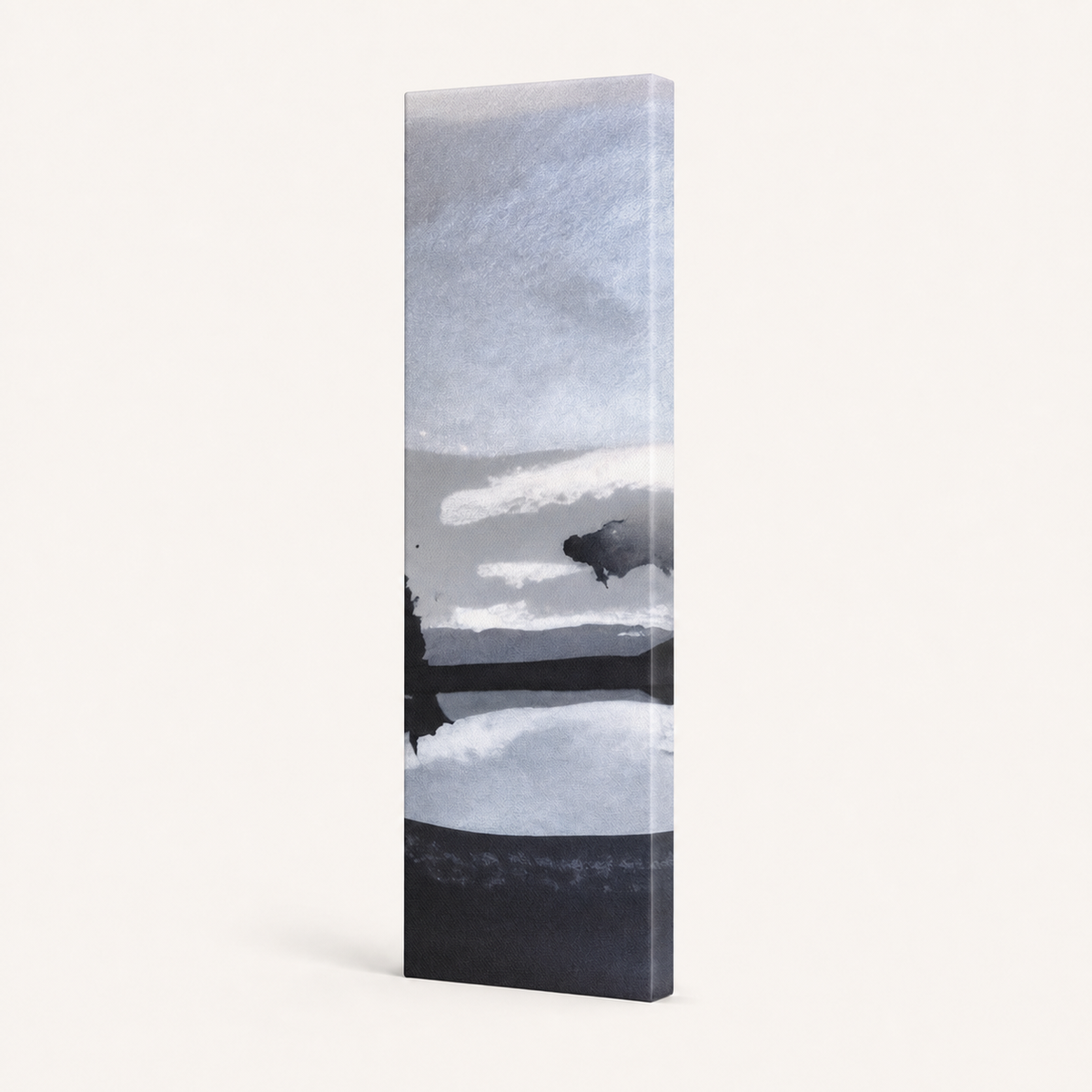 Catalysis | Canvas VI — clean angle profile mockup