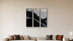 Catalysis TRIPTYCH 16x48 accurately scaled living-room mockup