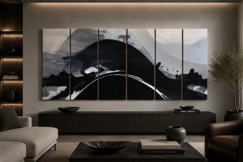 Catalysis Canvas 6-Panel Hexad complete multi-panel canvas display
