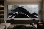 Catalysis Canvas 6-Panel Hexad complete multi-panel canvas display