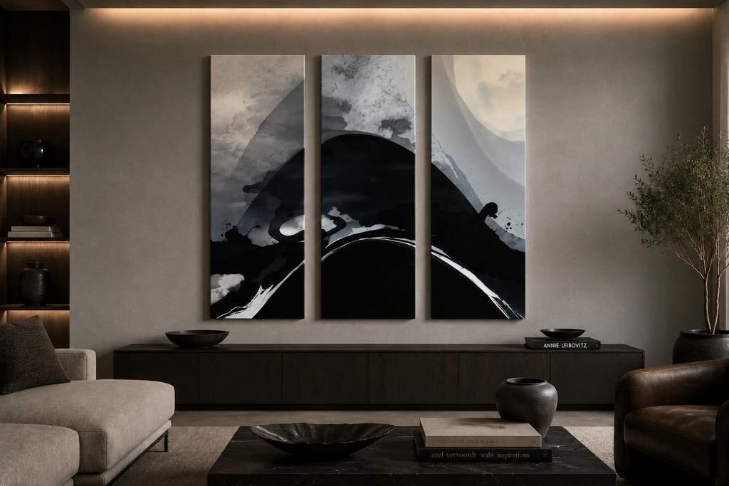 Catalysis Canvas 3-Panel Triptych complete multi-panel canvas display