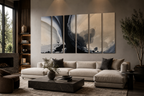 Fusion Canvas 6-Panel Hexad complete multi-panel canvas display