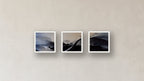 Diffusion Three-Square Display — FRAMED PAPER WHITE 12x12