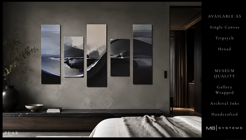 Diffusion Canvas Peak12 complete multi-panel canvas display