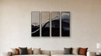 Diffusion TETRAD 16x48 accurately scaled living-room mockup