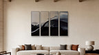 Diffusion TETRAD 20x60 accurately scaled living-room mockup