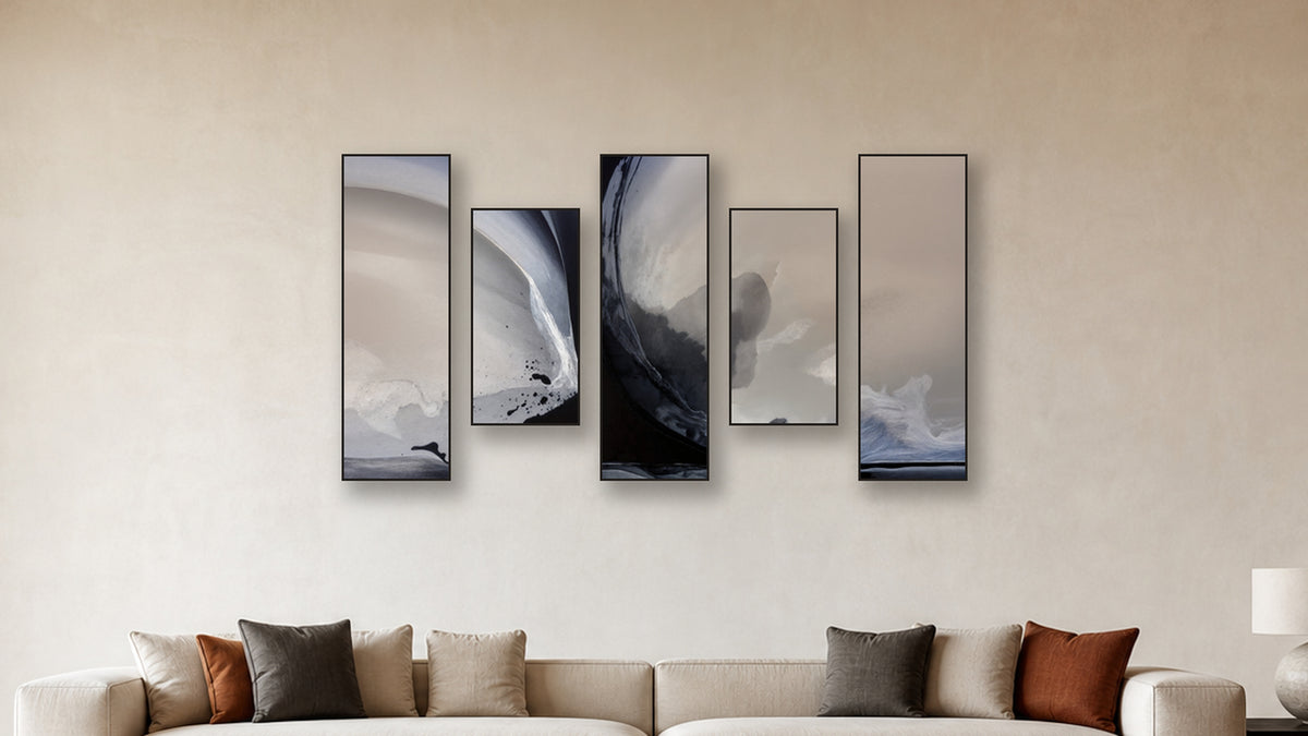 FUSION FUSION PEAK 16 CENTERED LIVING ROOM MOCKUP; panels II and IV are 16x32