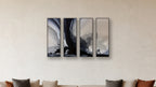 FUSION FUSION TETRAD 12x36 LIVING ROOM MOCKUP; panels II and IV are 16x32