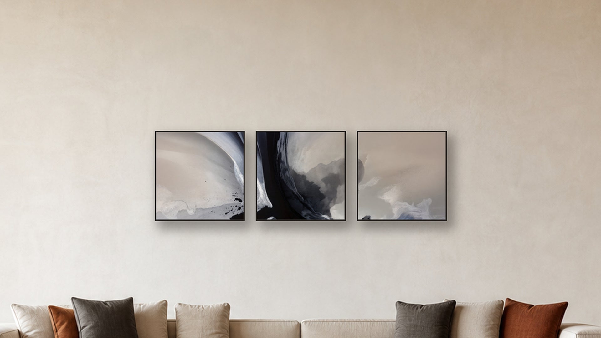Fusion Three-Square Display — CANVAS NONE 24x24
