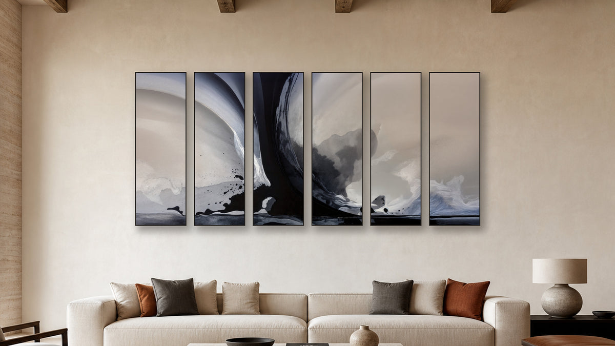 Fusion HEXAD 20x60 accurately scaled living-room mockup