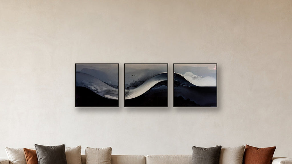 Gradient Three-Square Display — CANVAS NONE 24x24