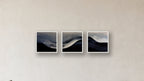 Gradient Three-Square Display — FRAMED CANVAS WHITE 16x16