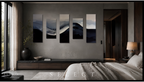 Gradient Canvas Peak DS 16 complete multi-panel canvas display