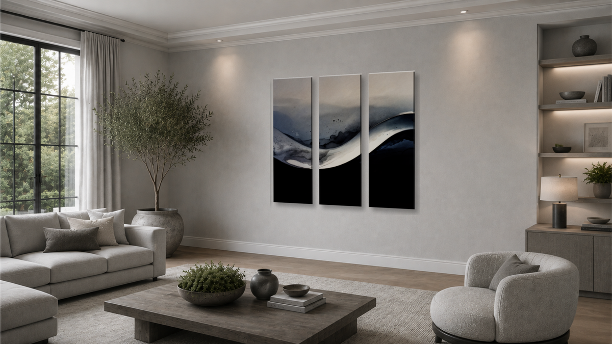Gradient Triptych Display System