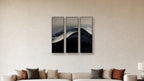 Gradient TRIPTYCH 16x48 accurately scaled living-room mockup