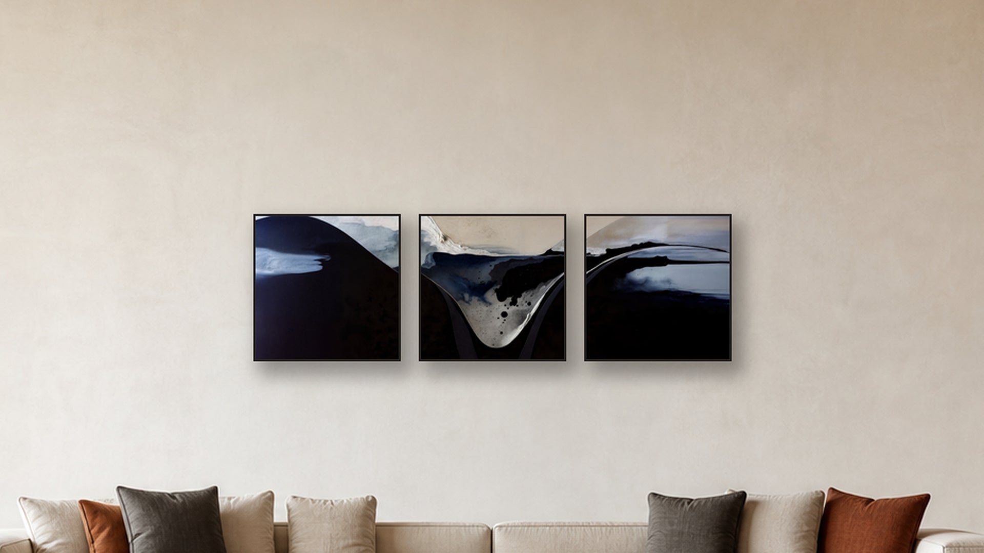 Ionization Three-Square Display — CANVAS NONE 24x24