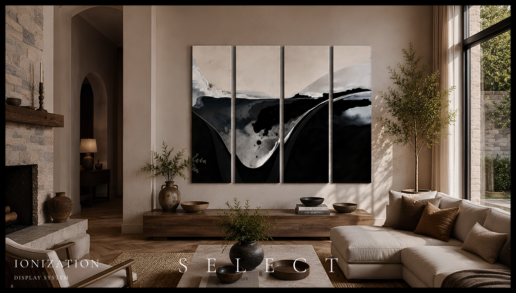 Ionization Canvas 4-Panel Tetrad III–VI complete multi-panel canvas display