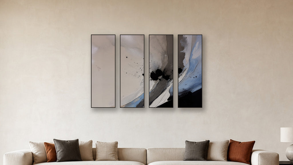 NUCLEATION TETRAD II-V 16x48 accurately scaled living-room mockup