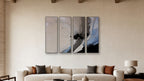 NUCLEATION TETRAD II-V 20x60 accurately scaled living-room mockup