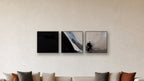 Nucleation Three-Square Display — CANVAS NONE 24x24