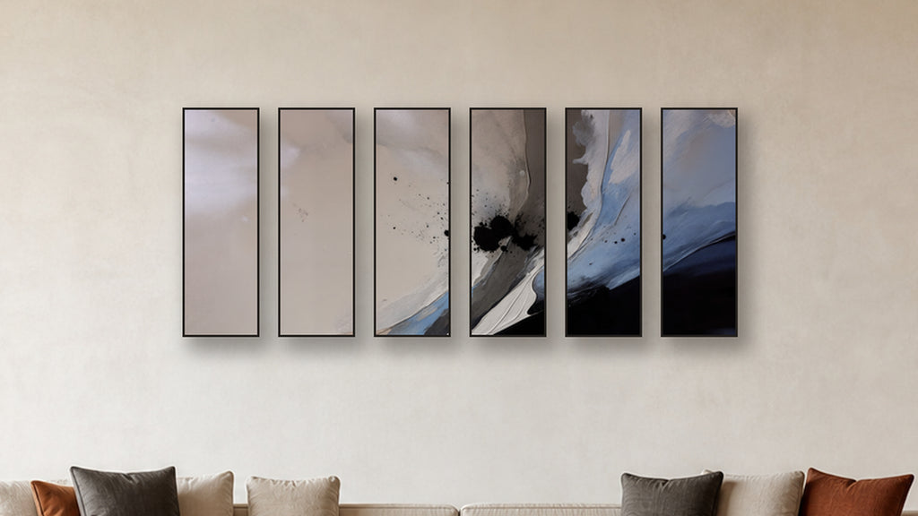 Nucleation HEXAD 12x36 accurately scaled living-room mockup