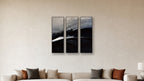 Oxidation TRIPTYCH 16x48 accurately scaled living-room mockup