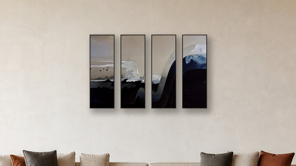 PASSIVATION TETRAD II-V 12x36 accurately scaled living-room mockup