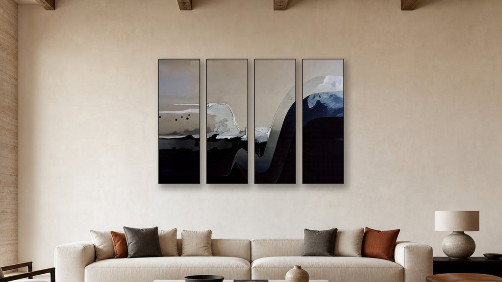 PASSIVATION TETRAD II-V 20x60 accurately scaled living-room mockup