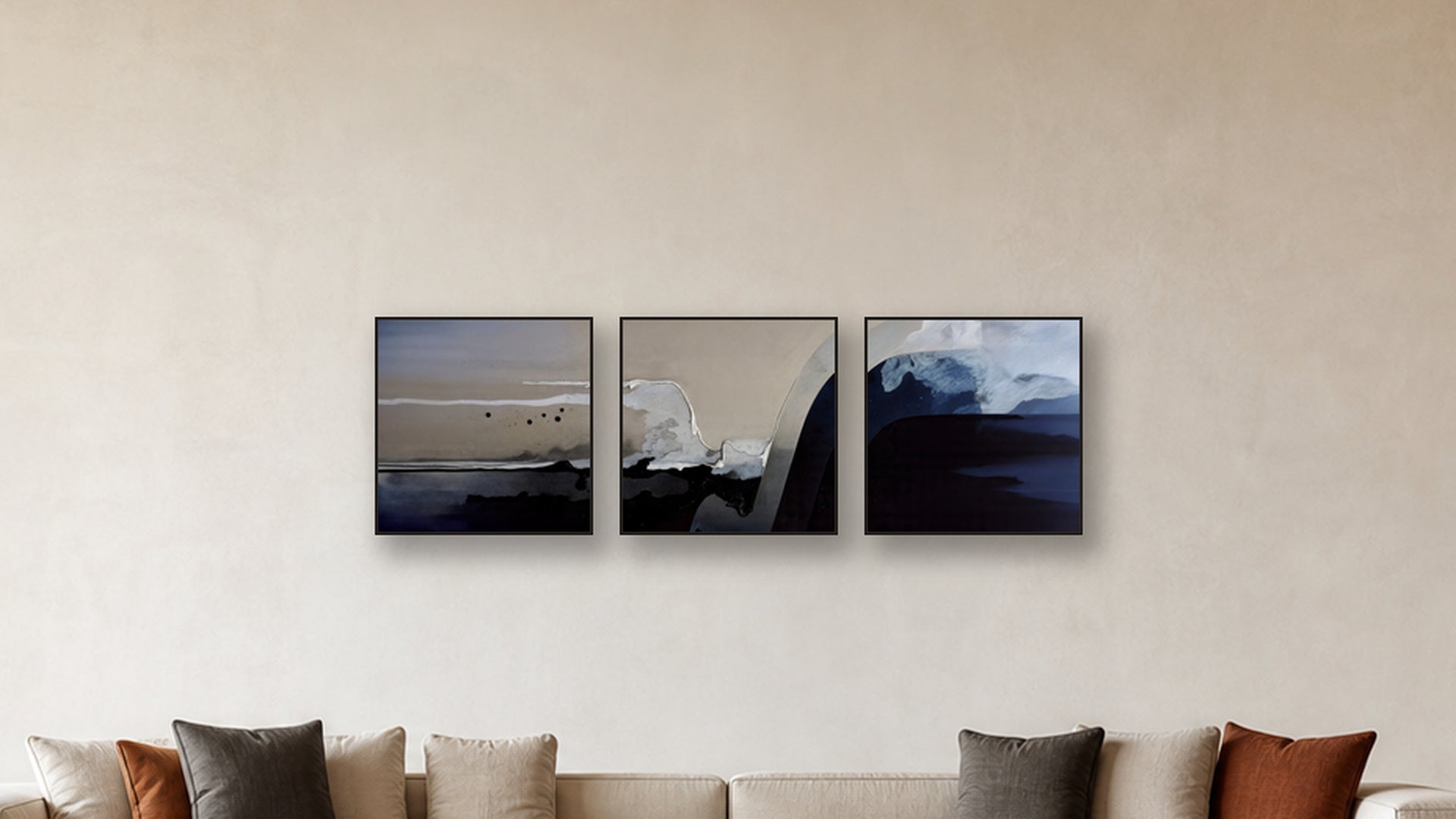 Passivation Three-Square Display — CANVAS NONE 24x24