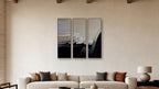 PASSIVATION TRIPTYCH II-IV 20x60 accurately scaled living-room mockup