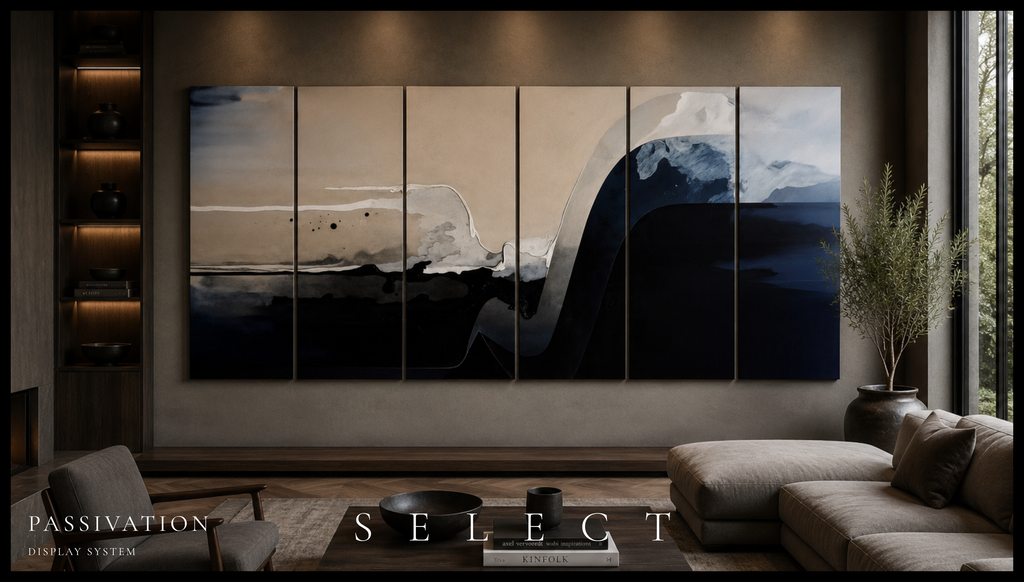 Passivation Canvas 6-Panel Hexad I–VI complete multi-panel canvas display