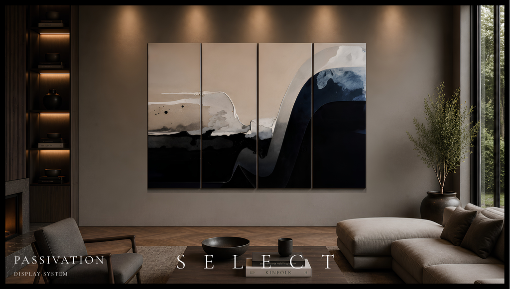 Passivation Canvas 4-Panel Tetrad II–V complete multi-panel canvas display