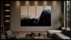 Passivation Canvas 4-Panel Tetrad II–V complete multi-panel canvas display