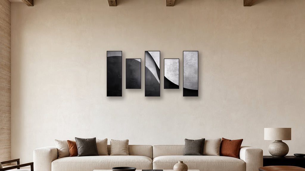 POLAR Peak I–V 12″ panel-width living-room scale mockup