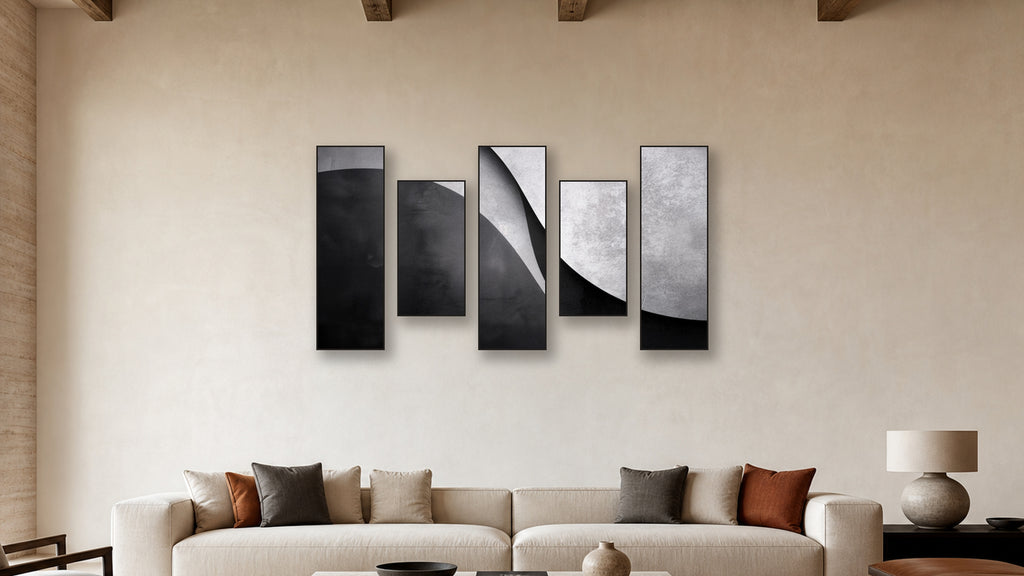 POLAR Peak I–V 16″ panel-width living-room scale mockup