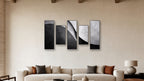 POLAR Peak I–V 16″ panel-width living-room scale mockup