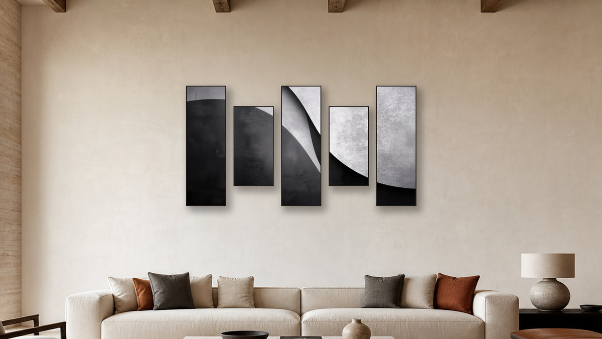 POLAR Peak I–V 16″ panel-width living-room scale mockup