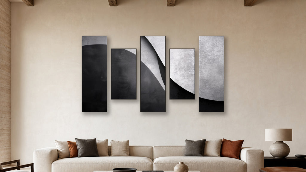 POLAR Peak I–V 20″ panel-width living-room scale mockup