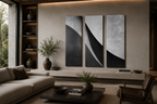 Polar Canvas 3-Panel Triptych III–V complete multi-panel canvas display
