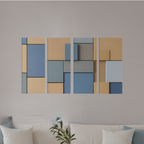 Agate bundle tetrad 3 4-panel profile shown in product view in 12 x 36 inch large size