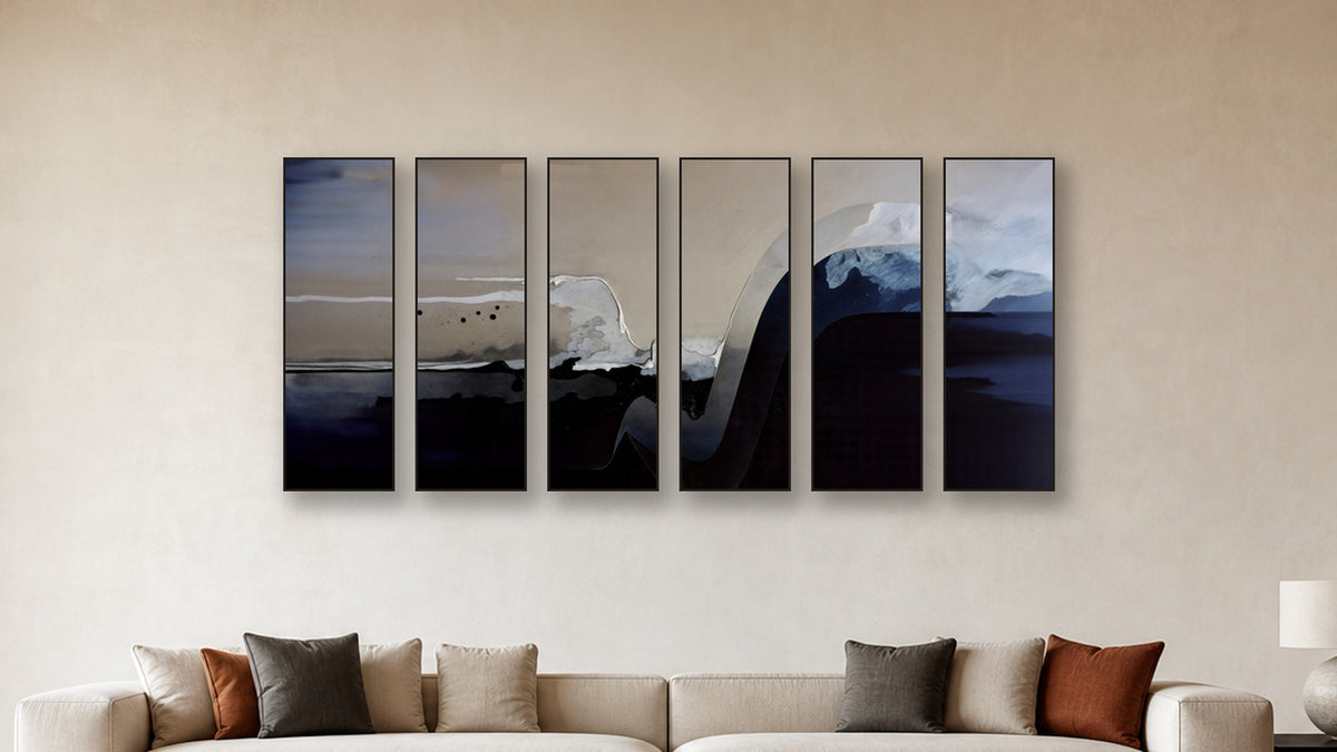 Passivation HEXAD 16x48 accurately scaled living-room mockup